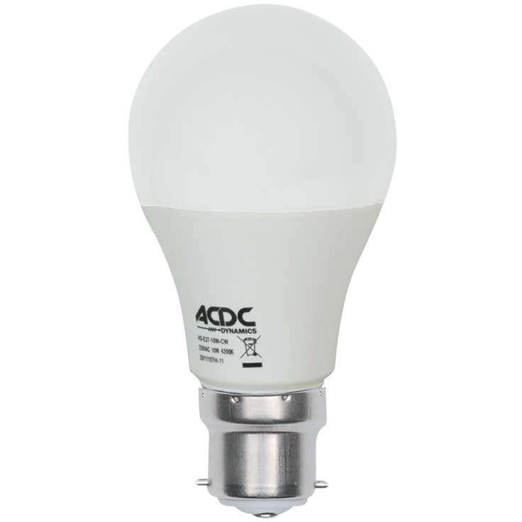 Pack Of Six 230Vac 5W Warm White Led Bulb E27 2700K-3000K