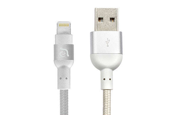 MFI - PeAk 120B - Lightning to USB Cable - Silver
