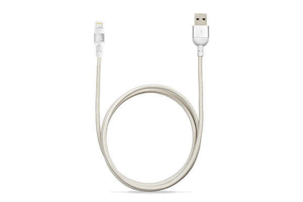 MFI - PeAk 120B - Lightning to USB Cable - Silver
