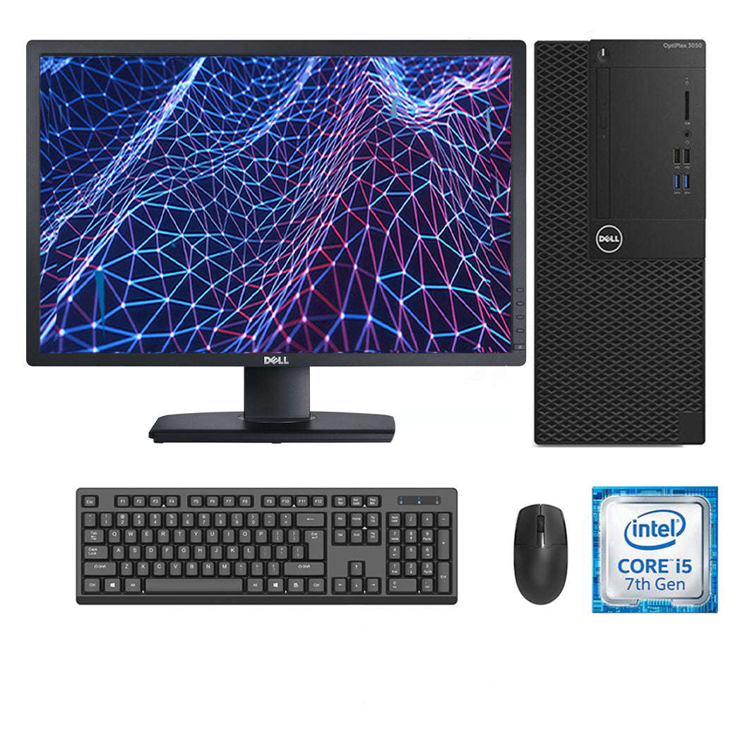 REFURBISHED - DELL OPTIPLEX 3050 MINI TOWER - I5 7500 - 16GB DDR4 - 256GB M.2 SSD - 23INCH - DELL...