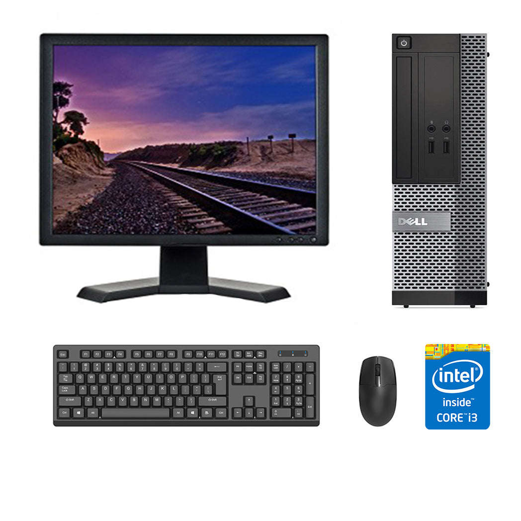 REFURBISHED - DELL OPTIPLEX 7010 SFF - I3 3220 - 4GB DDR3 - 500GB HDD - 17INCH - LCD - SQUARE - C...
