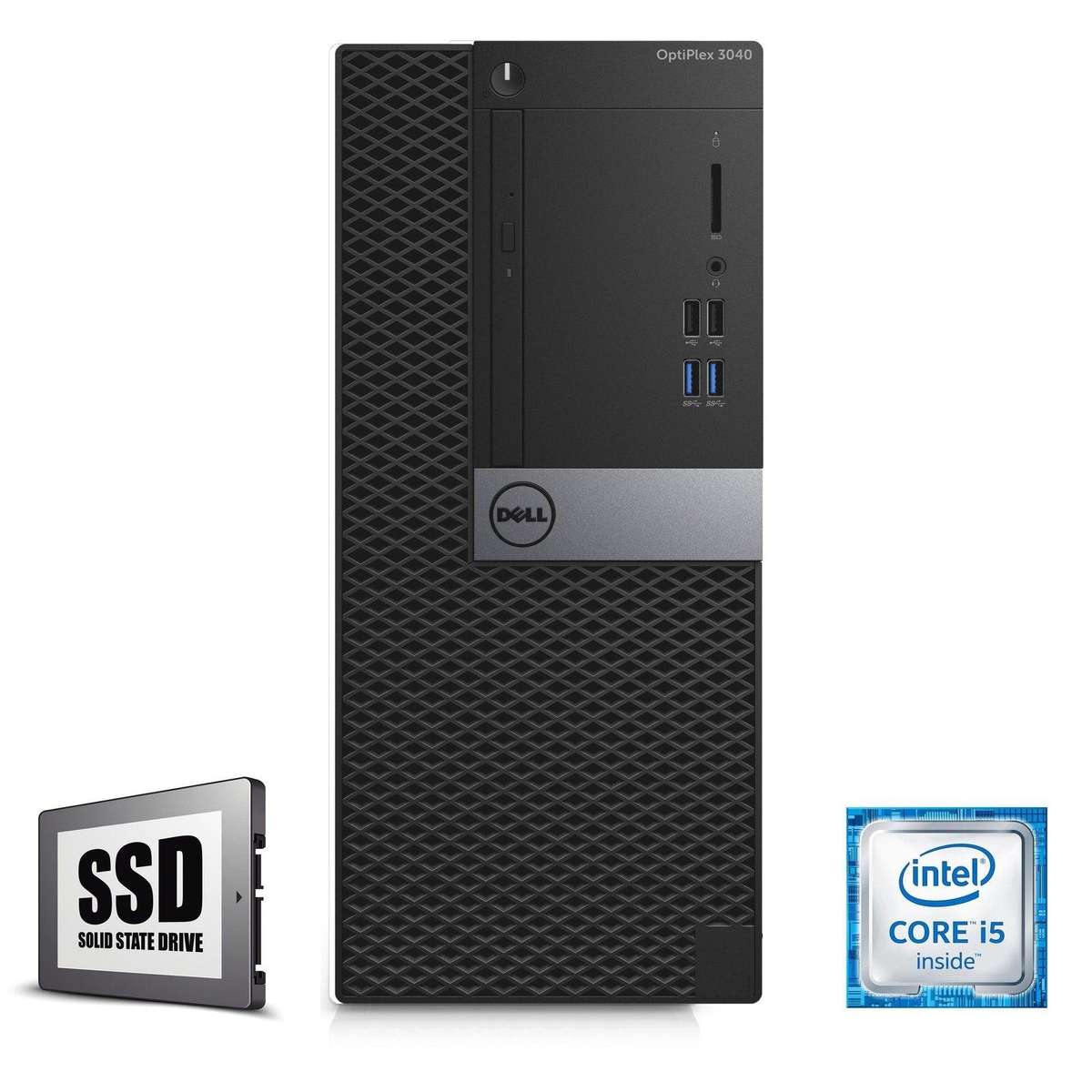 DELL OPTIPLEX 3040 MINI TOWER - I5 6500 - 8GB - 240GB SSD - COMPUTER - B-GRADE