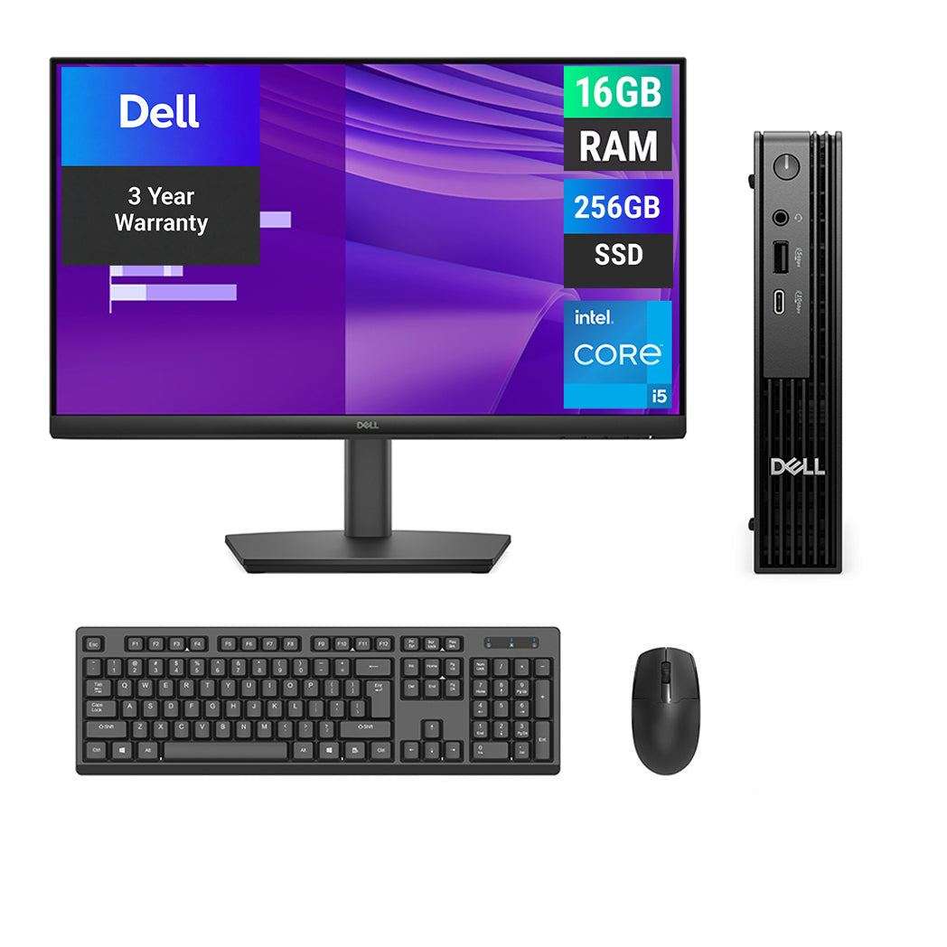 DELL PRO MICRO QCM1250 MINI PC - I5 14TH GEN - 16GB DDR5 - 256GB SSD - DELL PRO 24 E2425HSM - 23....