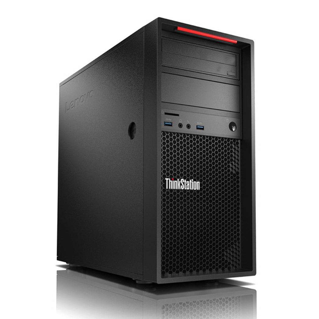 REFURBISHED - LENOVO P410 WORKSTATION - XEON E5 1650 - 32GB DDR4 - 256GB SSD - X2 NVIDIA NVS 315 ...