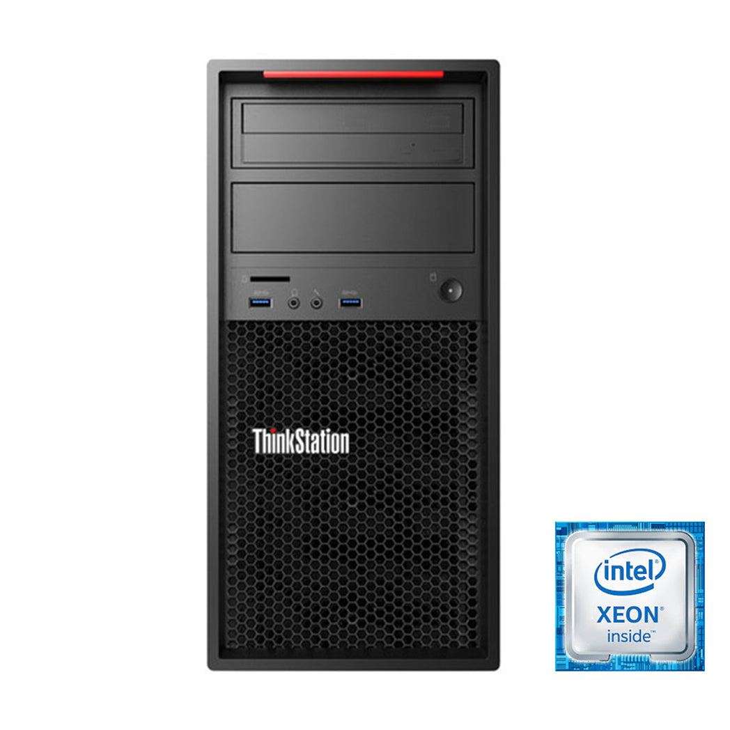 REFURBISHED - LENOVO P410 WORKSTATION - XEON E5 1650 - 32GB DDR4 - 256GB SSD - X2 NVIDIA NVS 315 ...