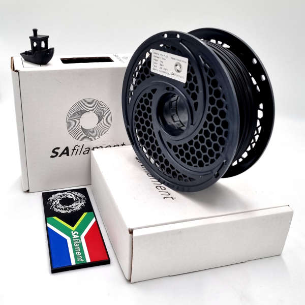 Gloss Black Silk PLA+ Filament