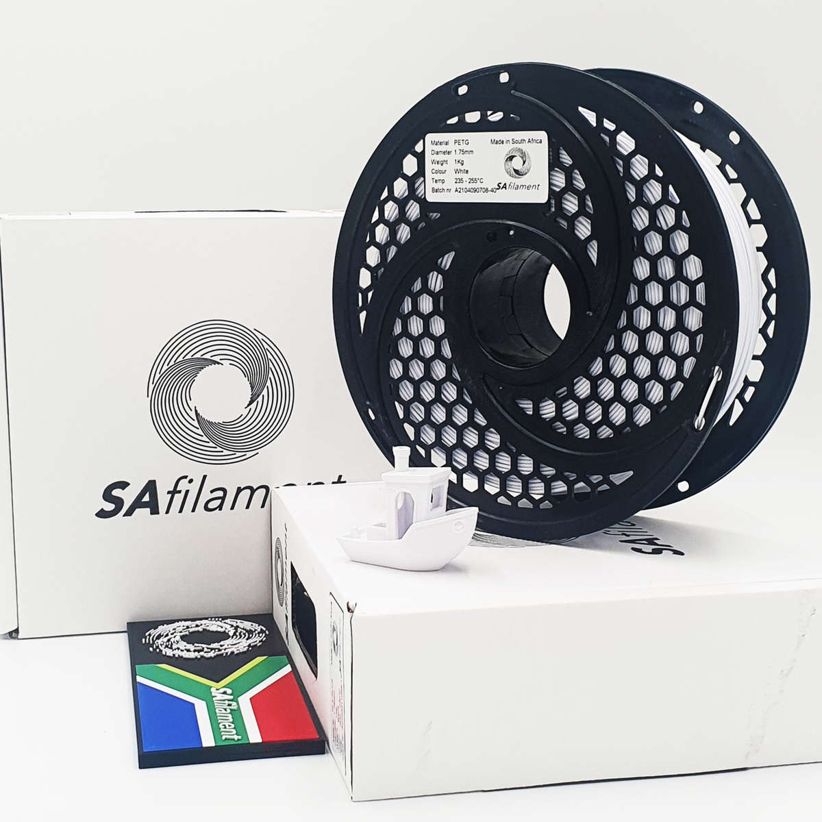 PETG White Filament (1.75 mm) - SA Filament