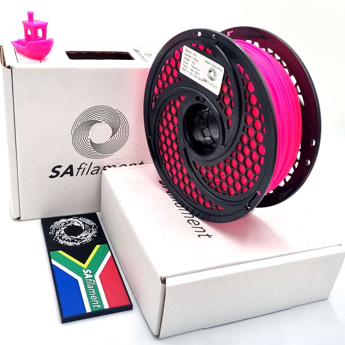 PLA UV Neon Pink Pink Filament (1.75 mm)