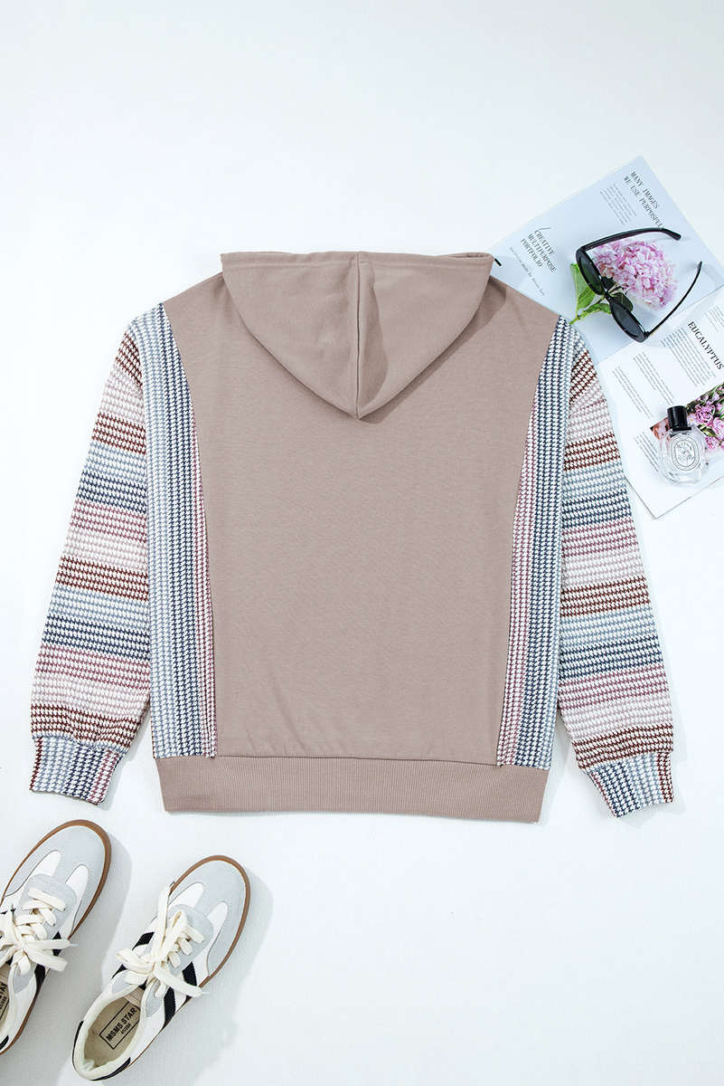 DUNE Colorblock Patchwork Baggy Hoodie