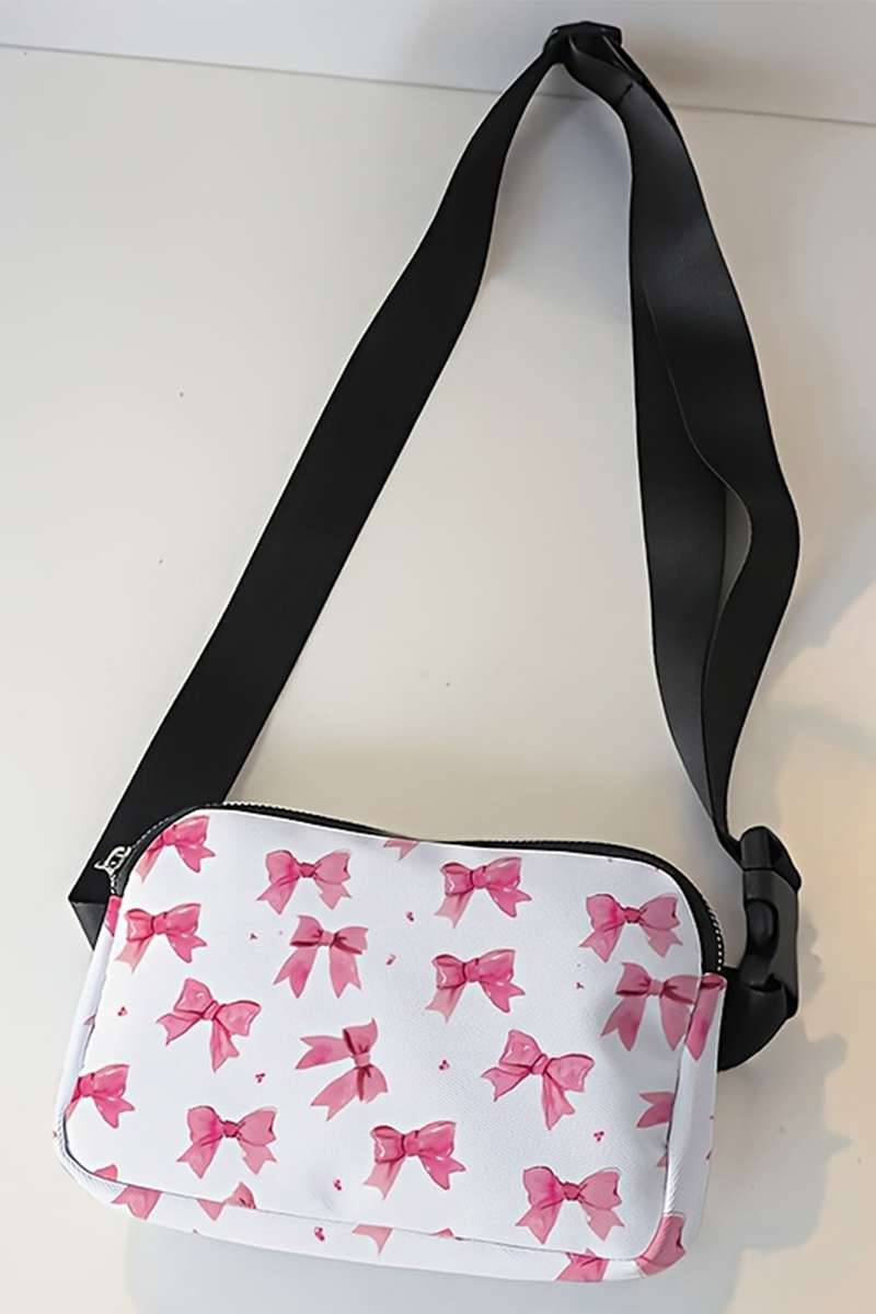 Bonbon Valentines Day Printed Canvas Crossbody Bag