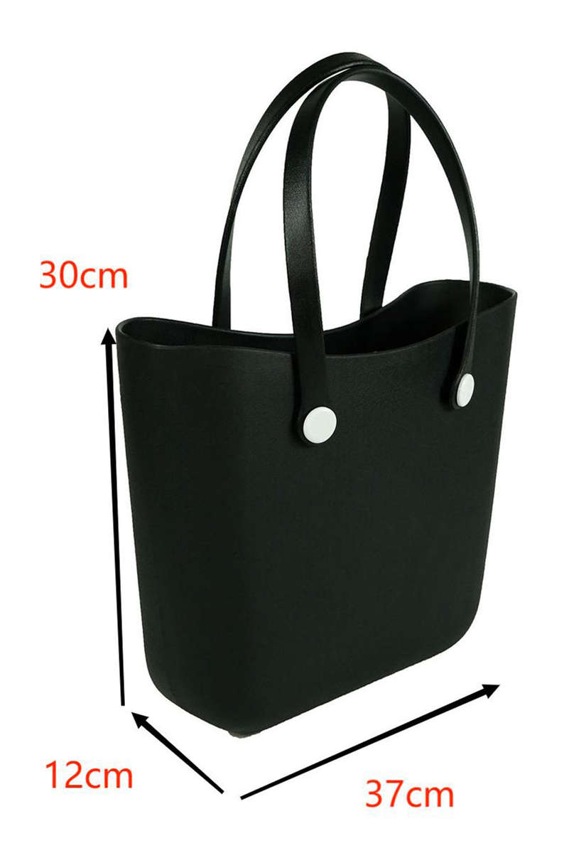 Black Waterproof Self-assembly Detachable Straps EVA Tote Bag