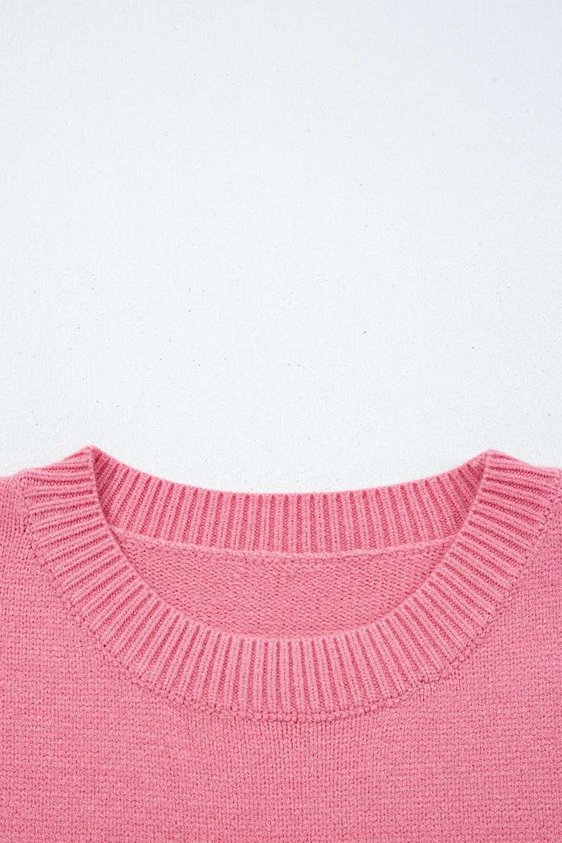 Peach Blossom See You Cowboy Embroidered Western Graphic Sweater