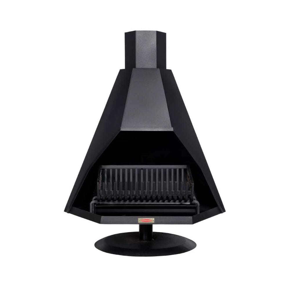 JETMASTER Hex 1000 with Basket Grate and Pan / Complete Fireplace