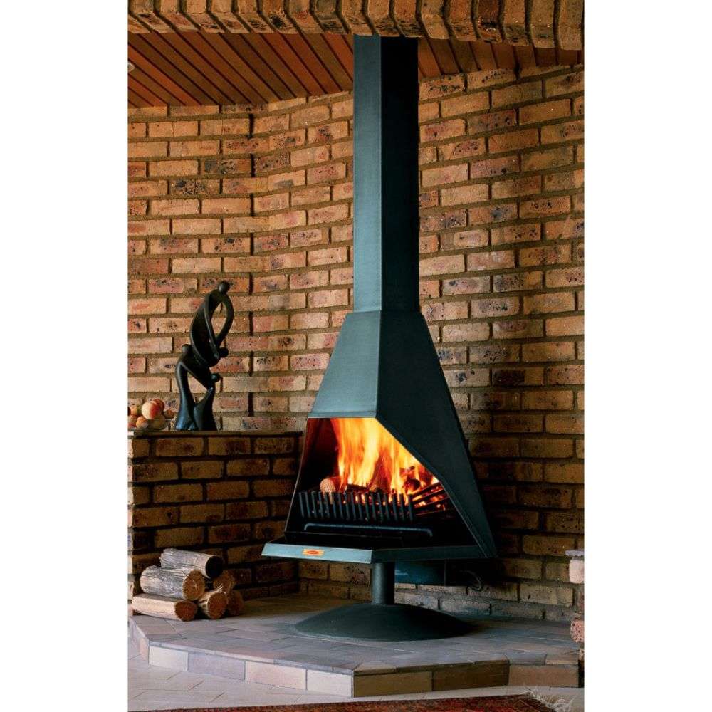 JETMASTER Hex 1000 with Basket Grate and Pan / Complete Fireplace