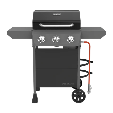 Megamaster Onyx Series 3 Burner Patio Gas Braai | 720-1094