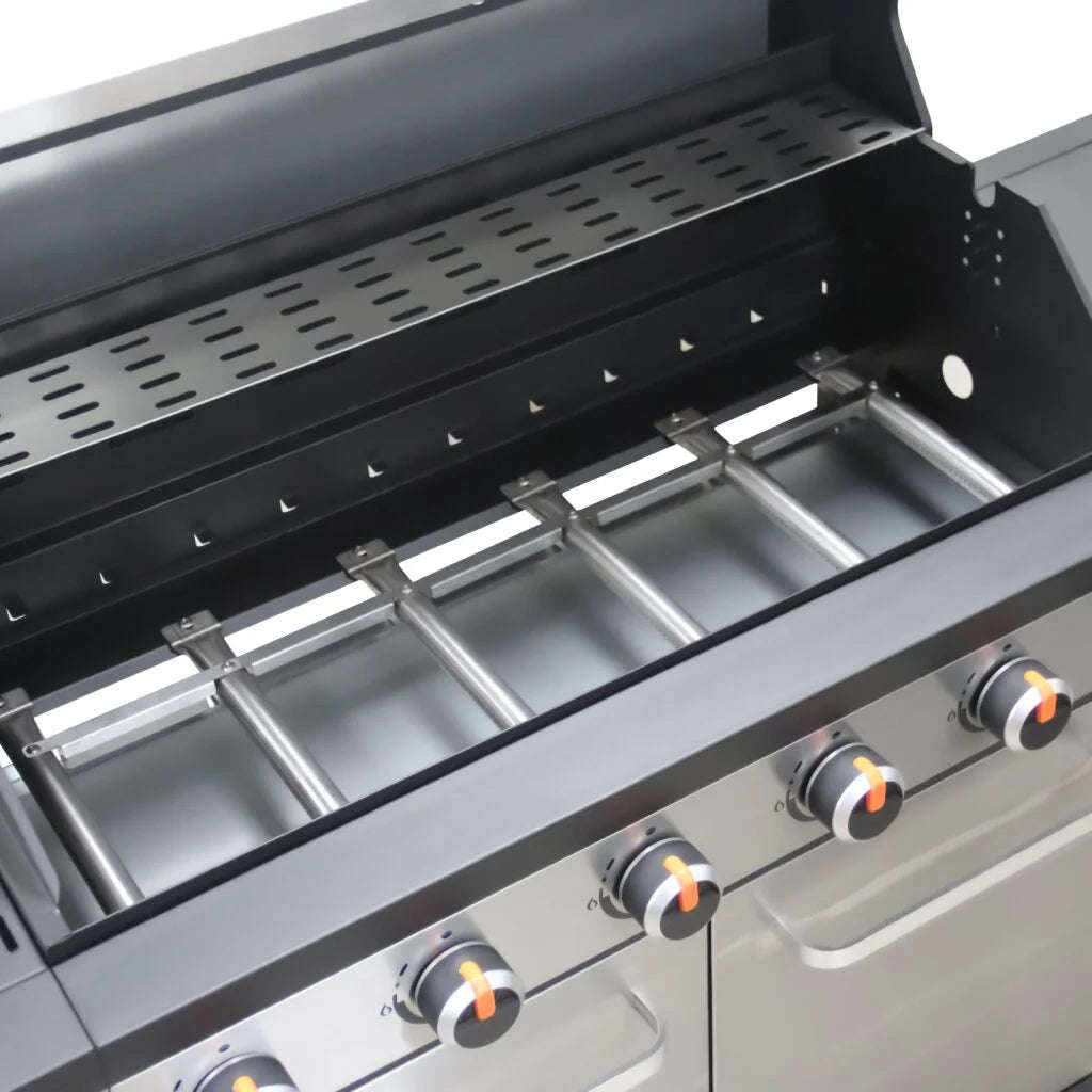 Alva Sierra 6-Burner BBQ With Side Burner