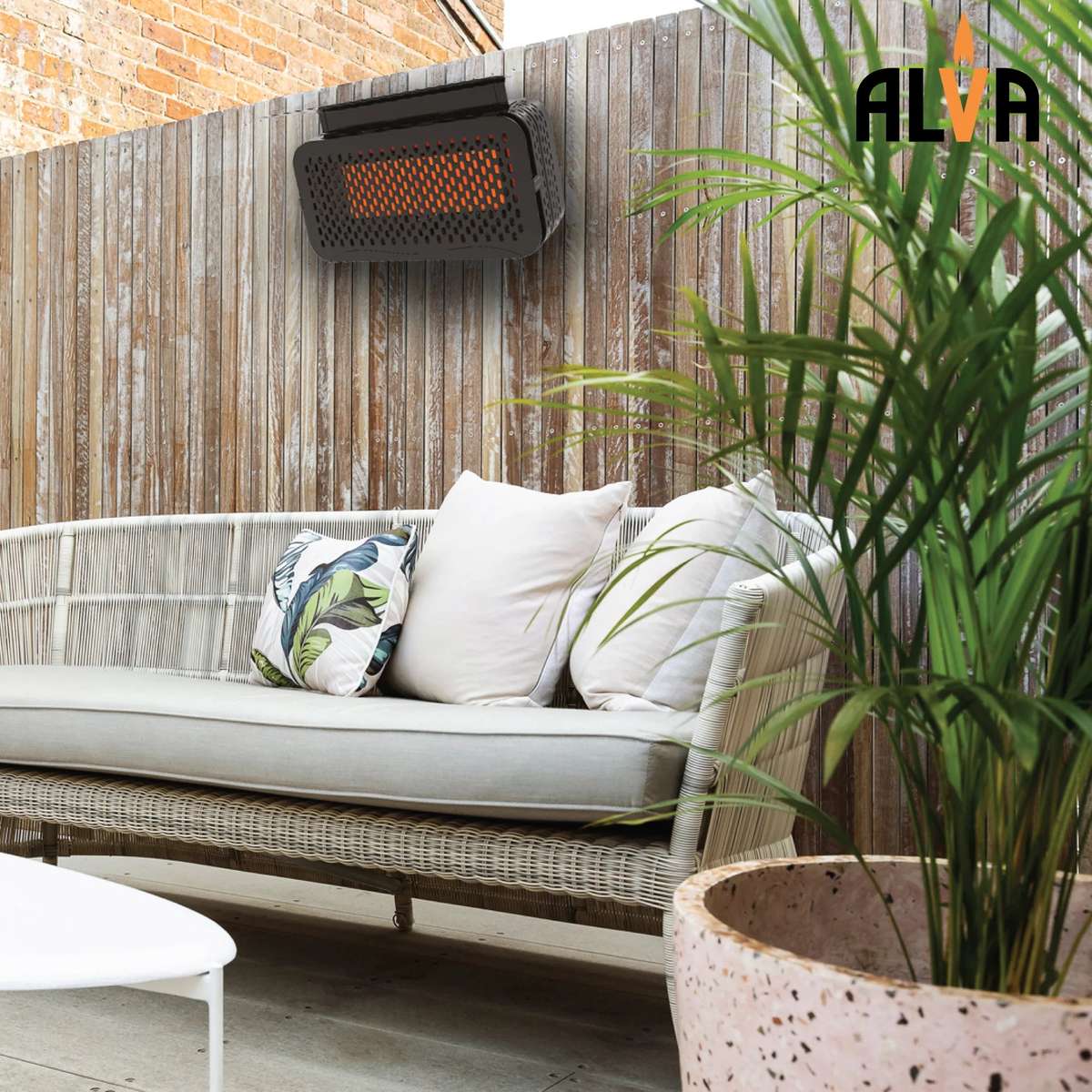 ALVA Wall Mounted Gas Patio Heater | GHP50