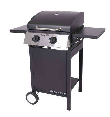 CADAC 2 BURNER COMPACT DOUBLE SIDE TABLES BLACK | 1190-21-04-ZA-S