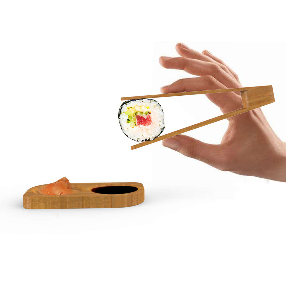 Pebbly Non-Magnetic Toast Tongs