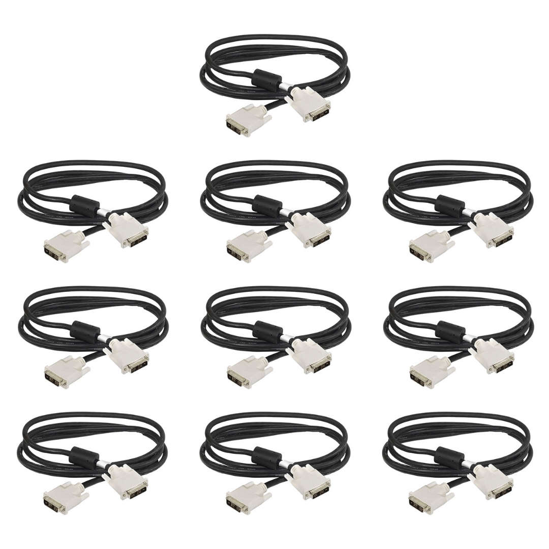 10 x DVI-D Male To Dvi-D Male - 1 Meter -