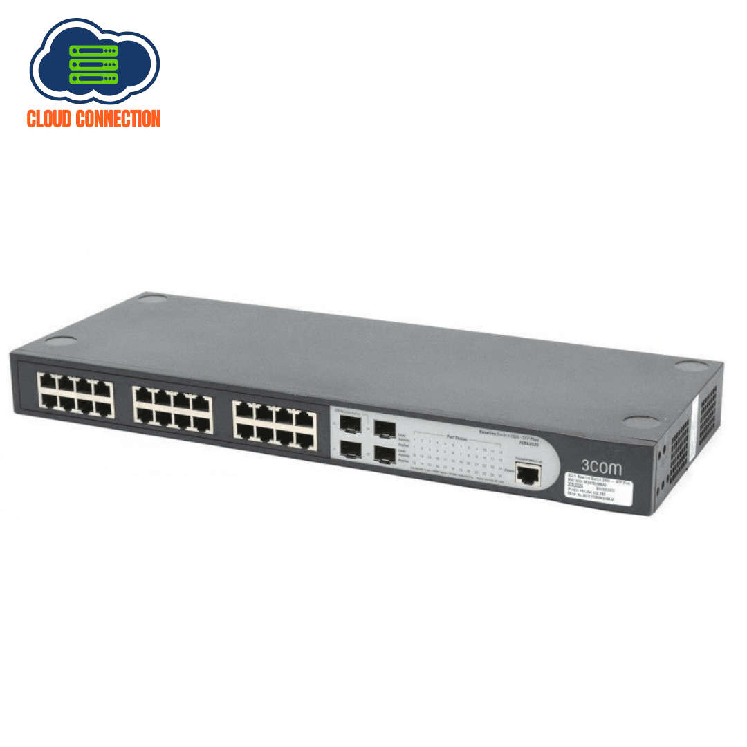 3Com 3Cblsg24 Baseline Switch 2924-Sfp Plus - 24 Port Switch - Refurb