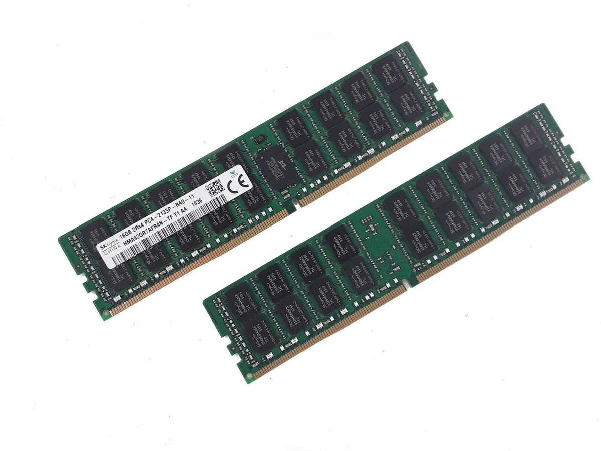 Sk Hynix 16GB 2Rx4 Pc4-2133P-Ra0-11 DDR4 Reg-Ecc Memory Rdimm - Demo