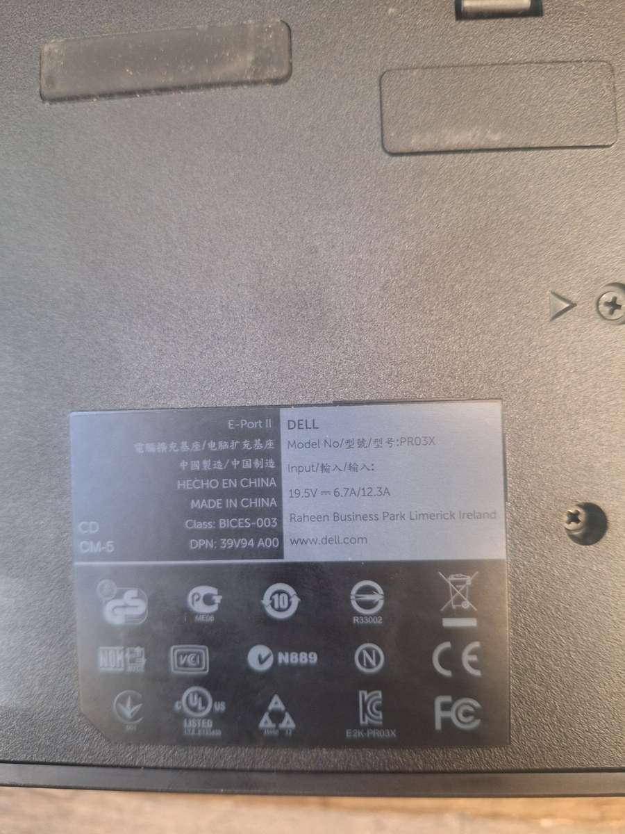 DELL PRO3X Docking Station No Charger - Used