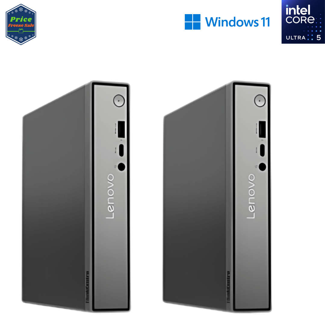 2 x Lenovo ThinkCentre Neo 50q Gen 5 Tiny Computer - Ultra 5 210H - 8GB DDR5 - 512GB SSD - Win11P...
