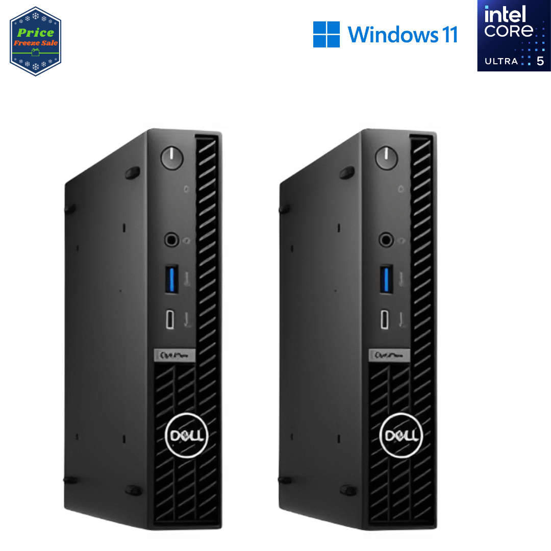2 x Dell OptiPlex 7020 Micro Operations Computer Bundle  i5 14500T  8GB DDR5  256GB NVMe...