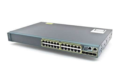 Cisco WS-C2960S-24PS-L 24 Port + 4 SFP Uplink Managed Layer 2 Switch  Used