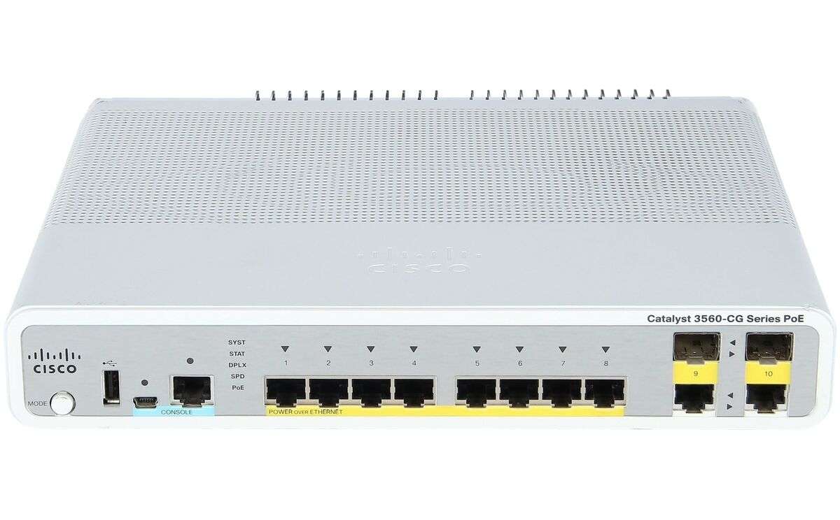 Cisco WS-C3560CG-8PC-S 8 Port Series Switch  Refurb