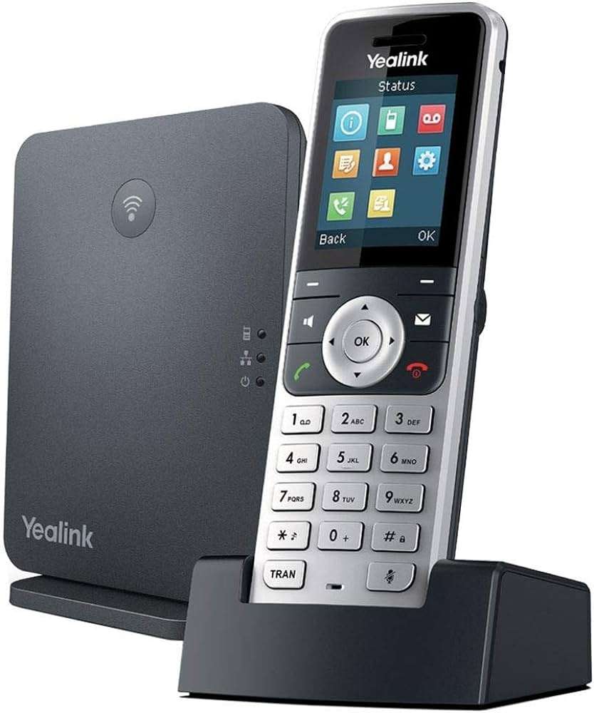 Demo Yealink W53P Cordless VOIP Phone + W60B DECT IP Base Station - Phone + Base