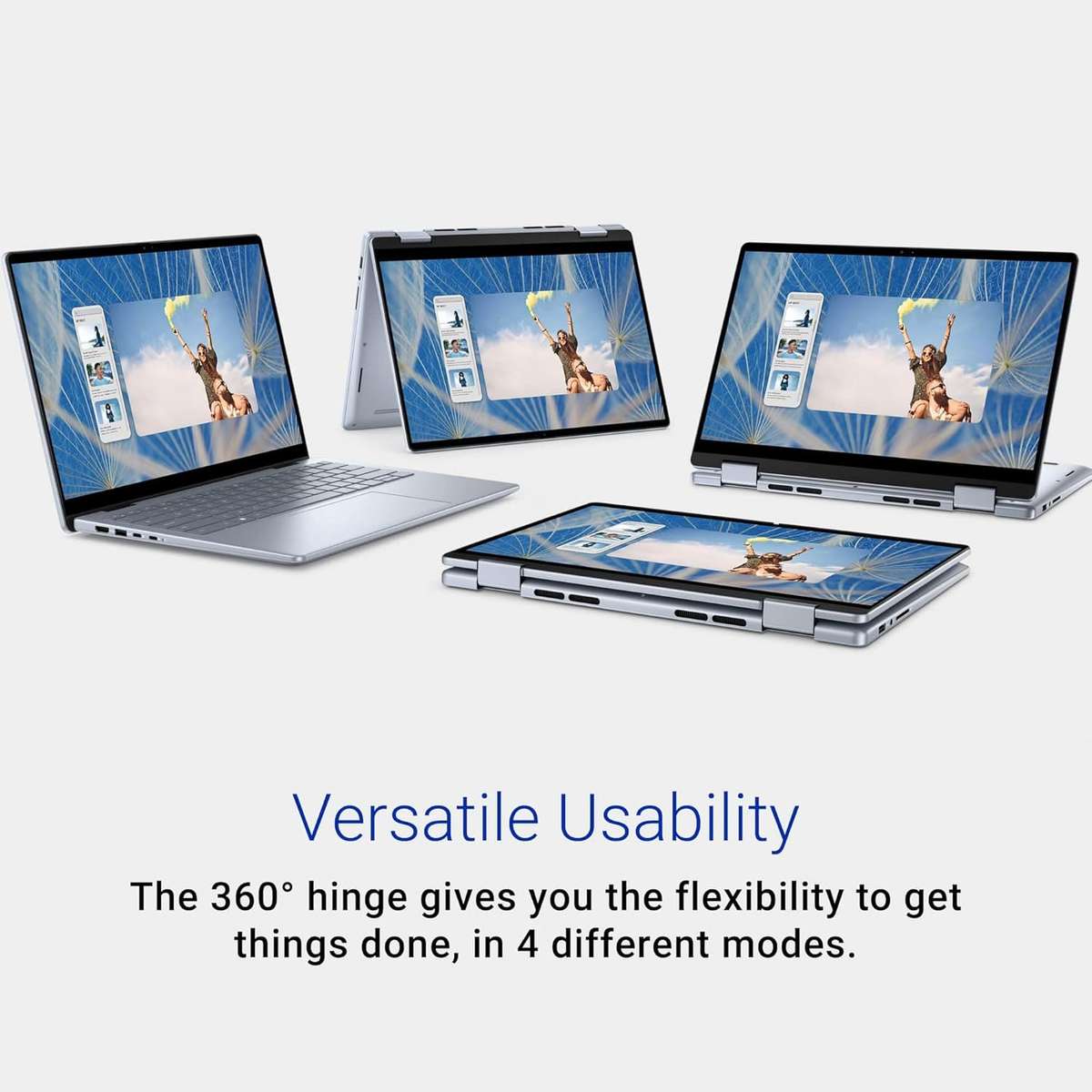 Dell Inspiron 7440 2-in-1 14 Inch AI Collaboration & Creation Laptop + Dell P2222H Monitor Bundle...