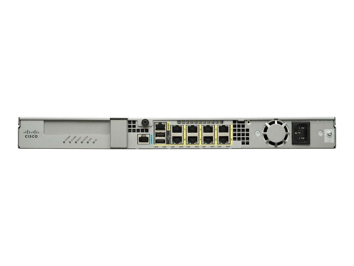 Cisco ASA 5525-X with SW, 8GE Data, 1GE Mgmt, AC, 3DES/AES Firewall - Refurb