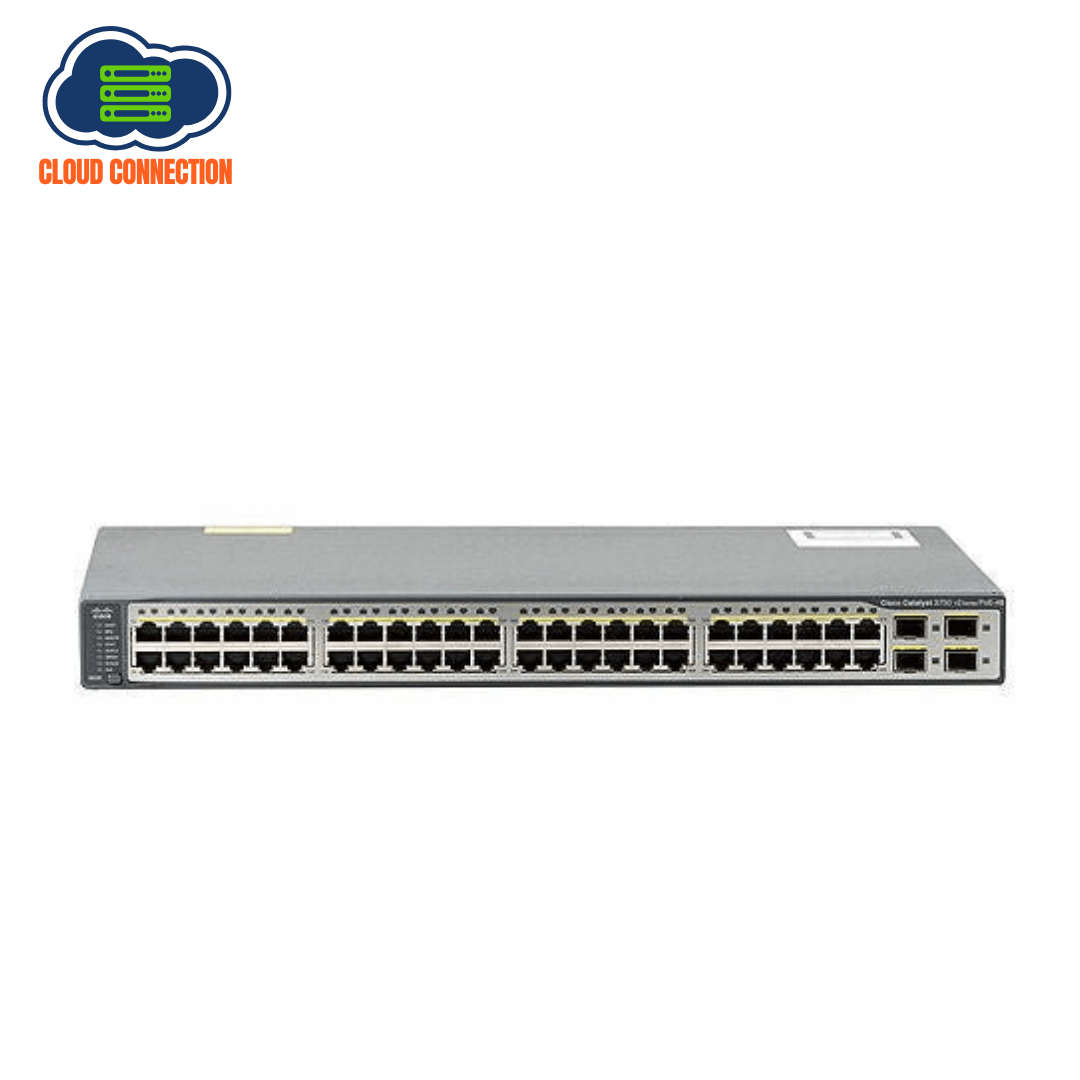 Cisco Ws-C3750V2-48Ps-S - 48 Port 10/100 Poe Switch - Refurb Switch