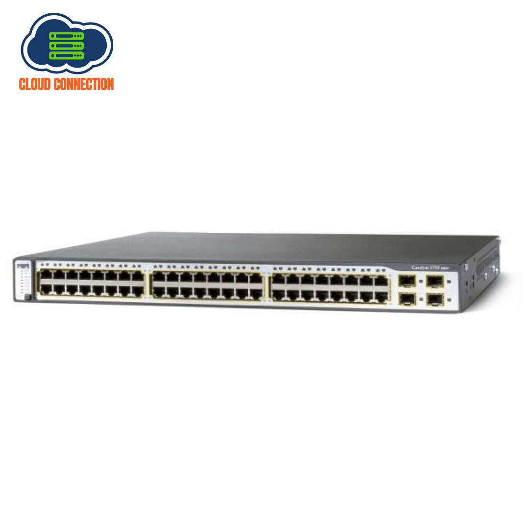 Cisco Ws-C3750-48Ps-S - 48 Port 10/100 Poe Switch - Refurb Switch