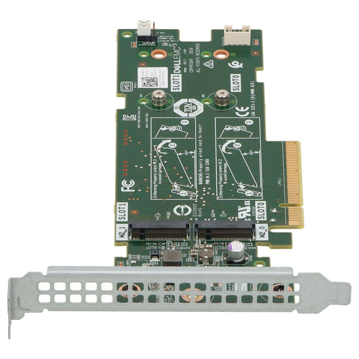 Dell 7HYY4 BOSS-S1 Boot Optimized Storage Adapter Card PCIe 2x M.2 Slots   Refurb