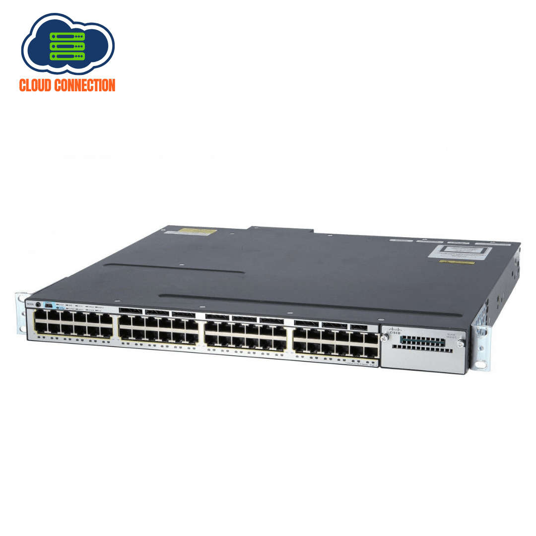 Cisco WS-C3750X-48PF-S 48-Port  Layer 3 Stackable Gigabit Switch  Refurb