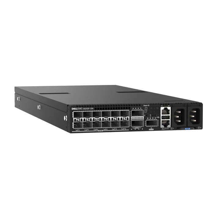 Dell PowerSwitch S5212F-ON 12 Port 25GbE SFP28 Managed Switch with 3 × 100GbE QSFP28 210-APHW 