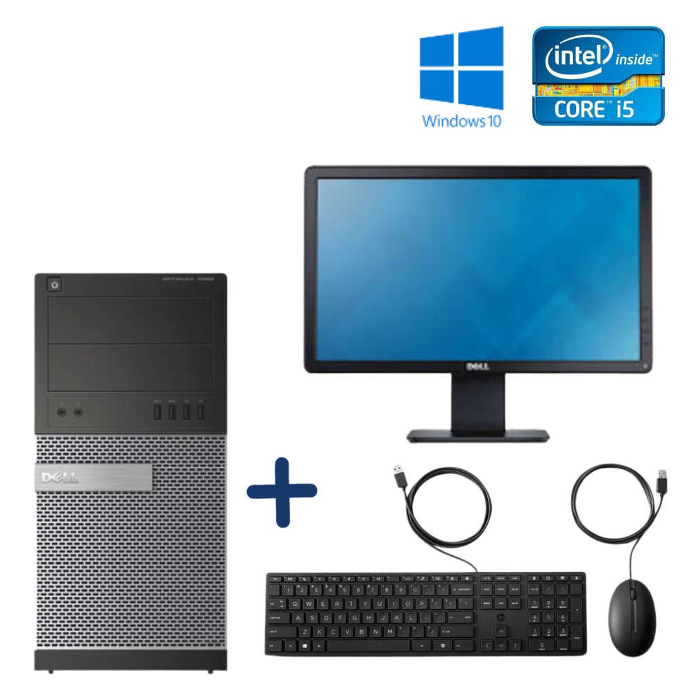 DELL OPTIPLEX 3020 MT - I5 4570 - 4GB DDR3 - 256GB SSD - WINDOWS 10 PRO 64 BIT - REFURBISHED COMP...