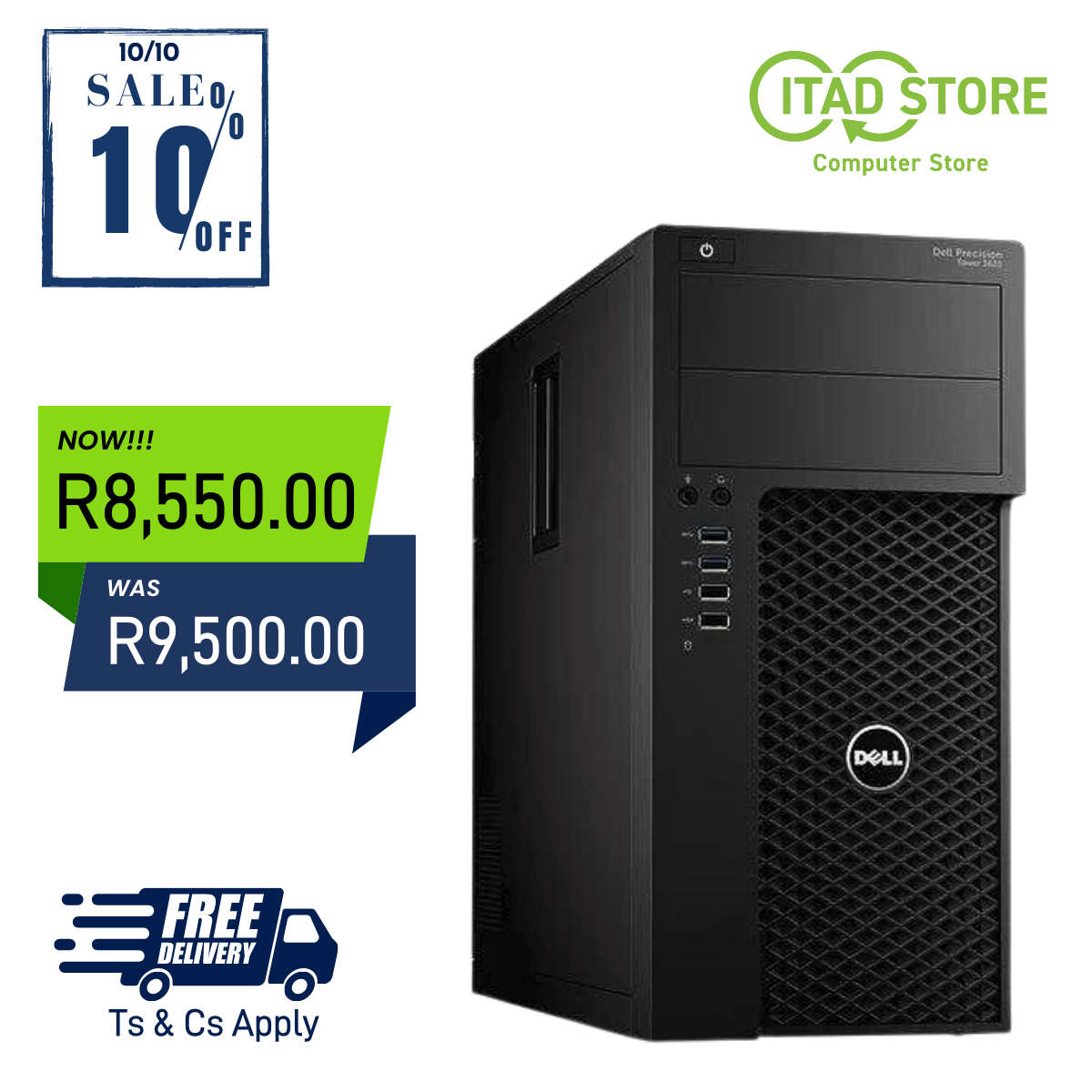 Dell Precision 3620 MT - I7 7700K - 16GB DDR4 - 512GB NVME SSD - Nvidia Quadro P2000 - B Grade Au...