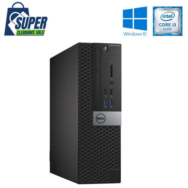 Dell Optiplex 3040 SFF - I3 6100 - 4GB DDR3 - 500GB SATA HDD - Windows 10 Pro 64 Bit - Refurbishe...