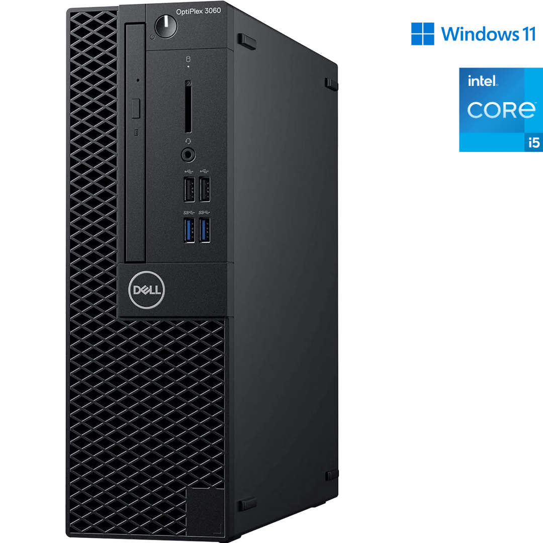 Dell Optiplex 3060 SFF Computer - i5 8500 - 8GB DDR4 - 256GB SSD - Win11Pro - Refurb