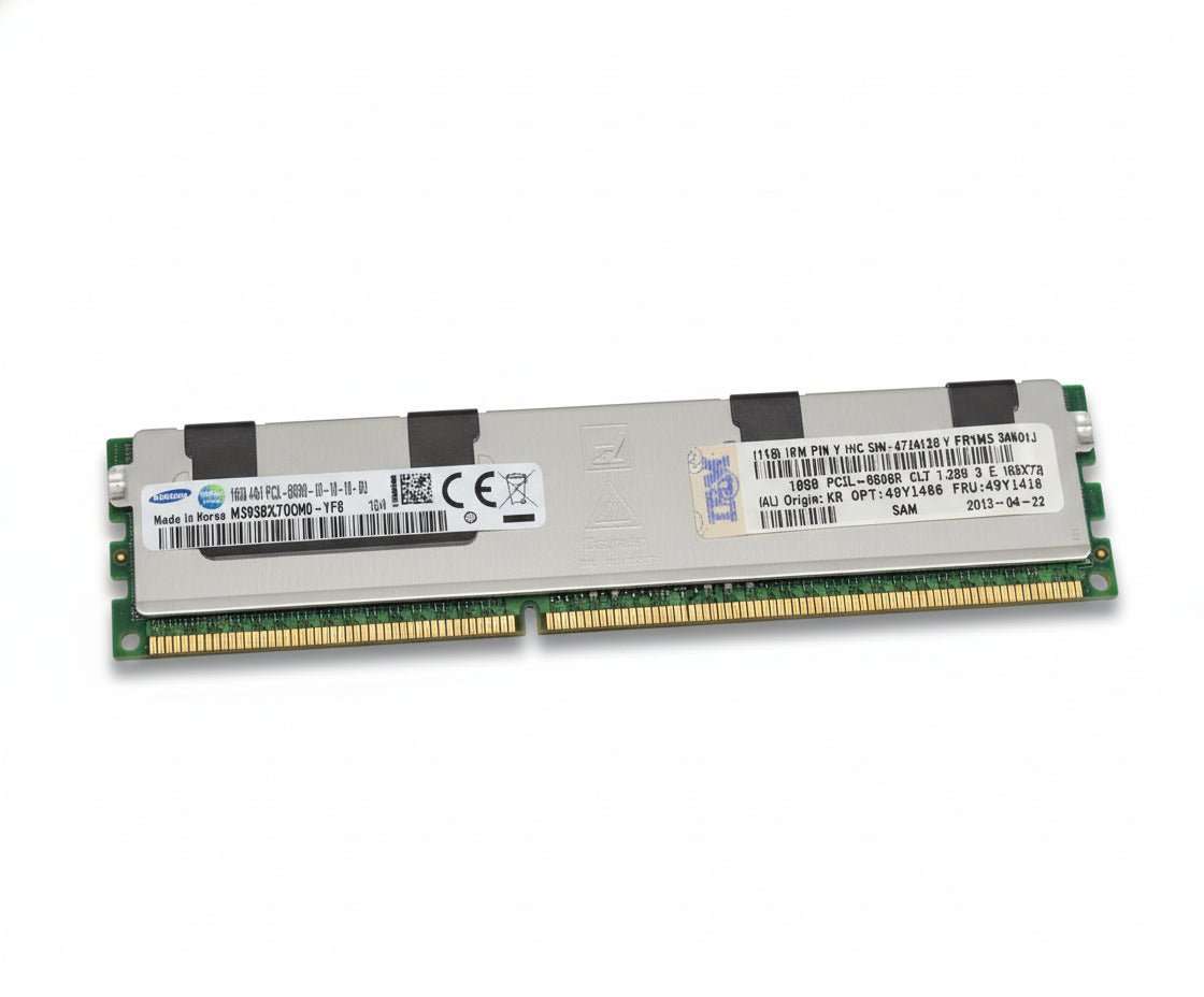 Samsung 16GB 4Rx4 PC3-8500R-07-10-F0-P1 DDR3 Server RAM  Refurb