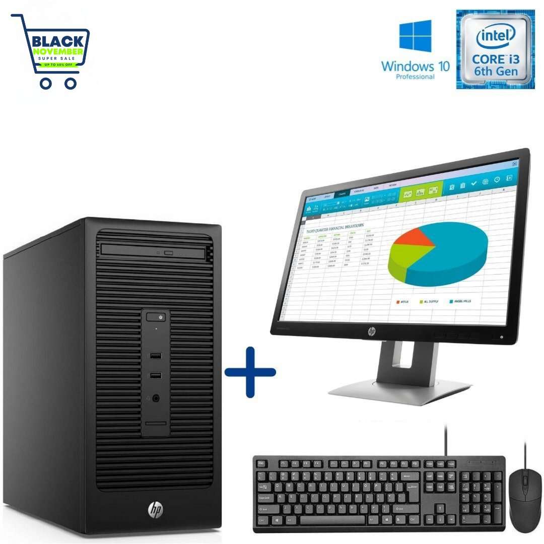 HP 280 G2 MT - I3 6100 - 4GB DDR4 - 500GB SATA HDD - WINDOWS 10 PRO 64 BIT - REFURBISHED COMPUTER...