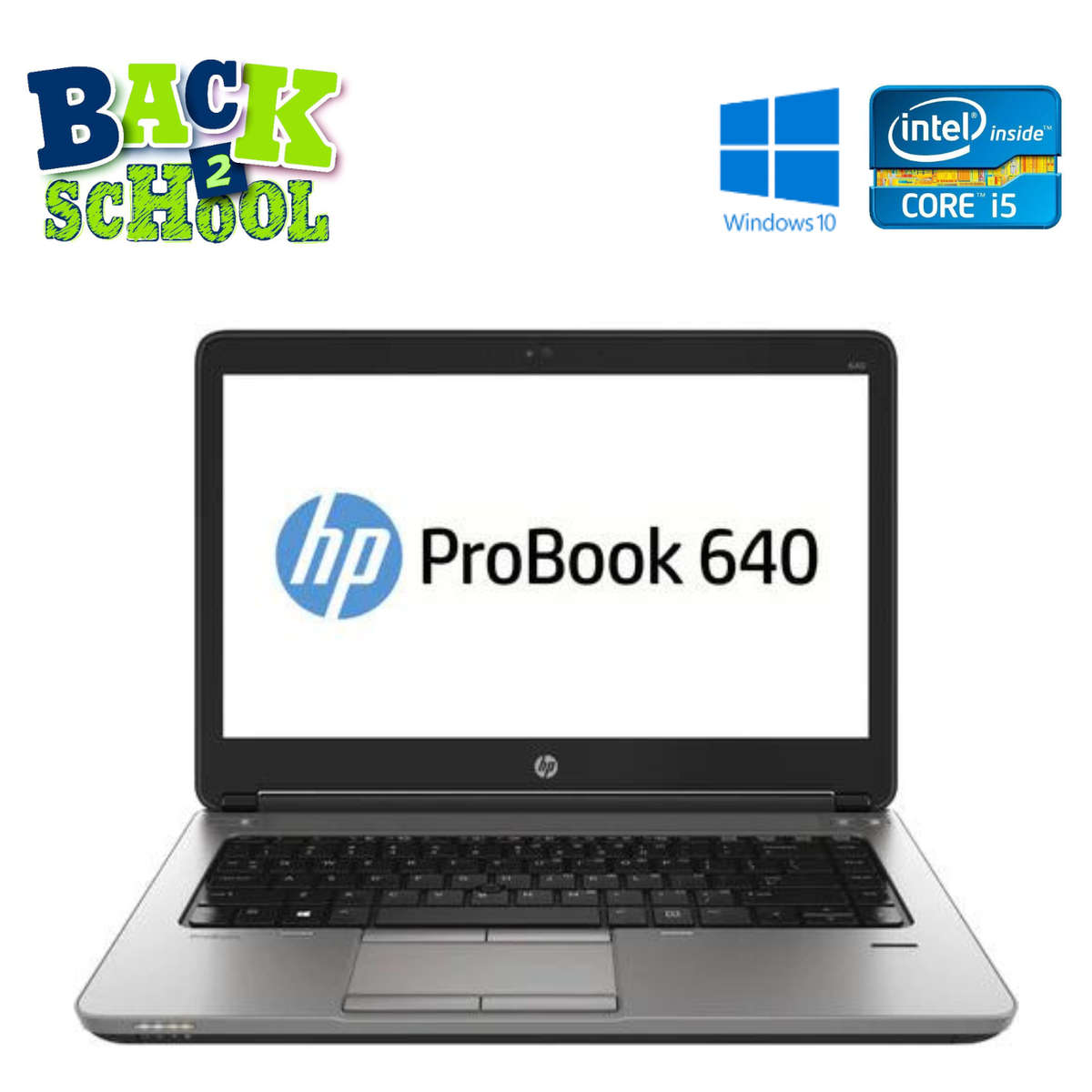 HP Probook 640 G1 - I5 4200M - 4GB DDR3 - 256GB SSD - WINDOWS 10 PRO 64 BIT - REFURBISHED 14 INCH...