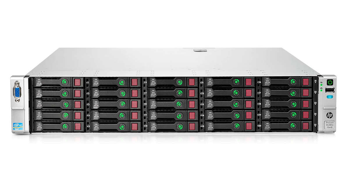 HP Proliant DL380E G8 Application Server; 25 SFF; 2 x Xeon E5-2420; 64GB PC3; 1.8TB SAS; P420I Ra...