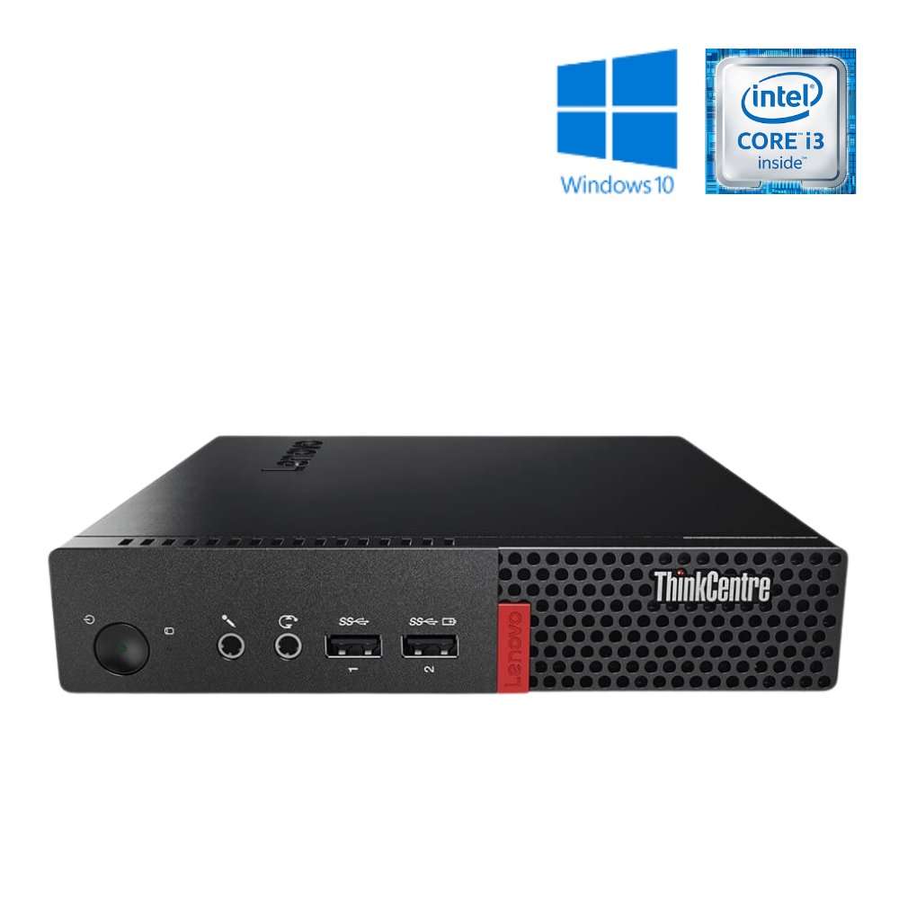 Lenovo ThinkCentre M710Q Tiny Computer; i3 6100T; 8GB PC4; 500GB HDD; Win10Pro; Refurb