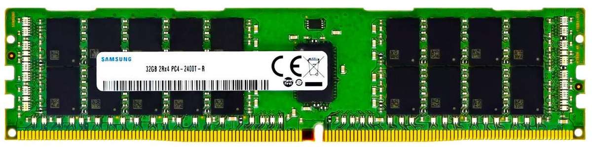 Samsung 32GB 2Rx4 PC4-2400T-RA1-12-DCO DDR4 Server RAM  - Refurb