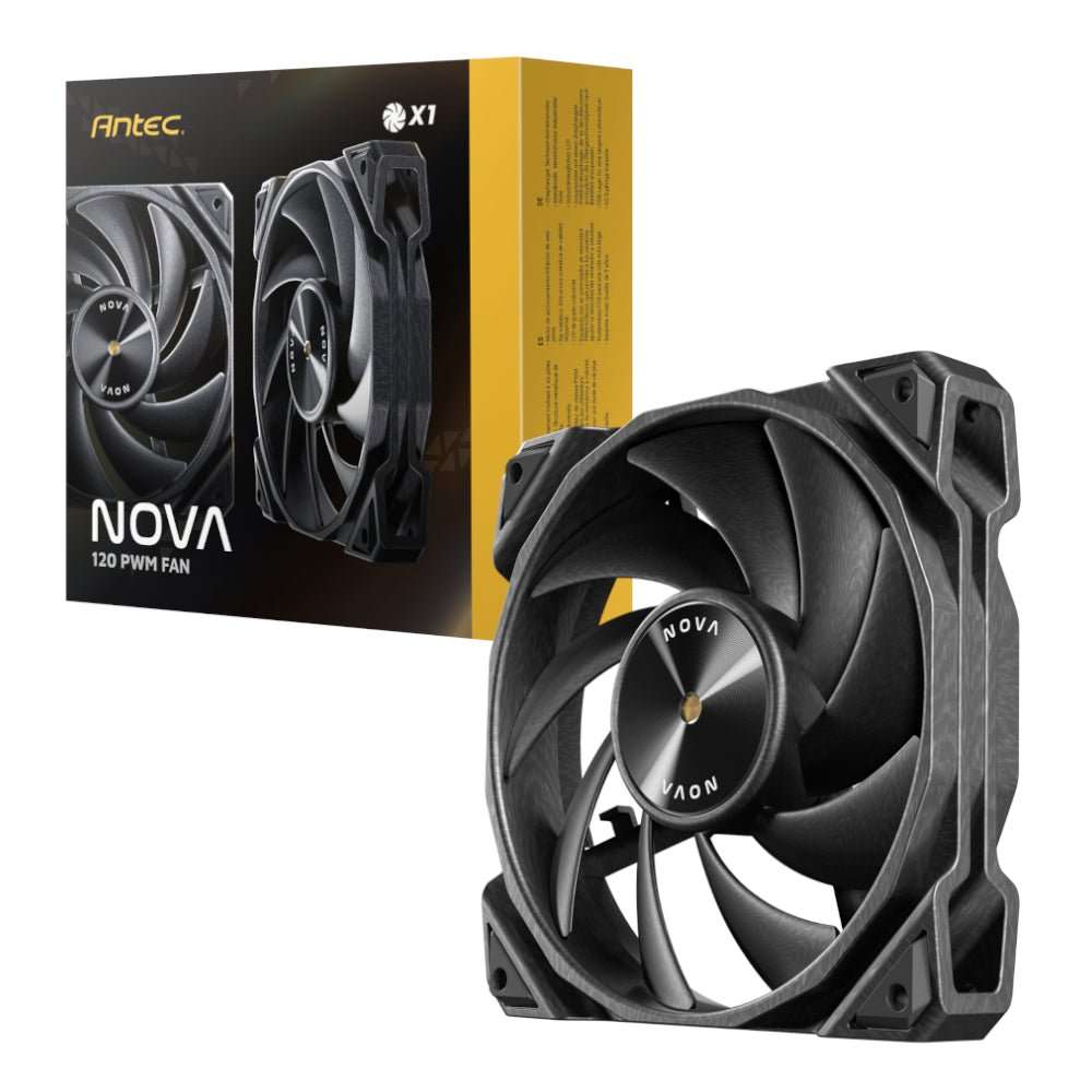 Antec NOVA 120 PWM Fan with Speed Controller - Black -